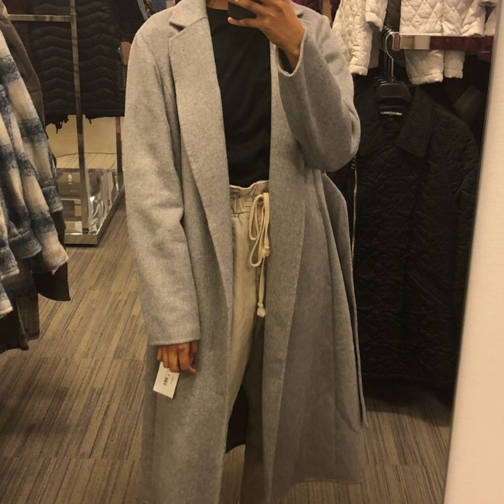 Ralph Lauren wool blend wrap coat